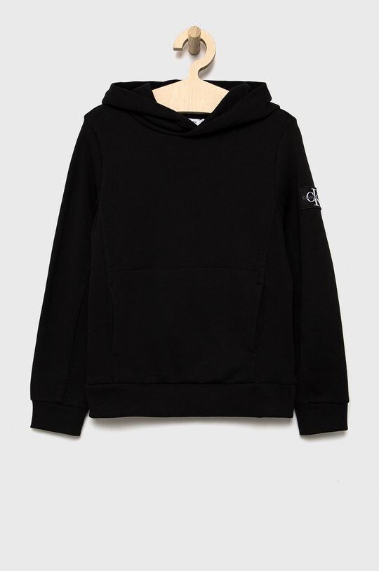 

Calvin Klein Jeans Детская хлопковая толстовка IB0IB01114.PPYY, черный