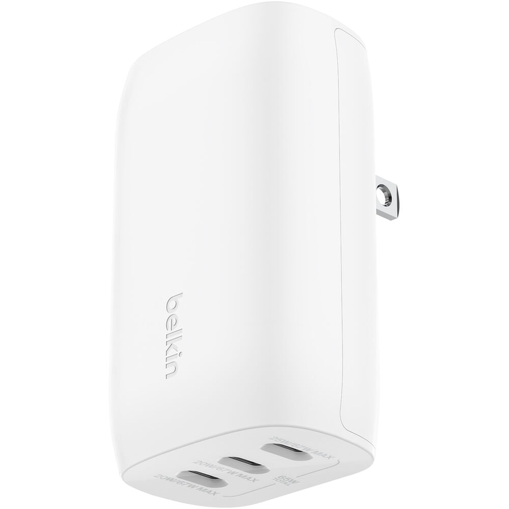 

Зарядное устройство Belkin BoostCharge 67W 3-Port USB-C PPS/PD Wall Charger