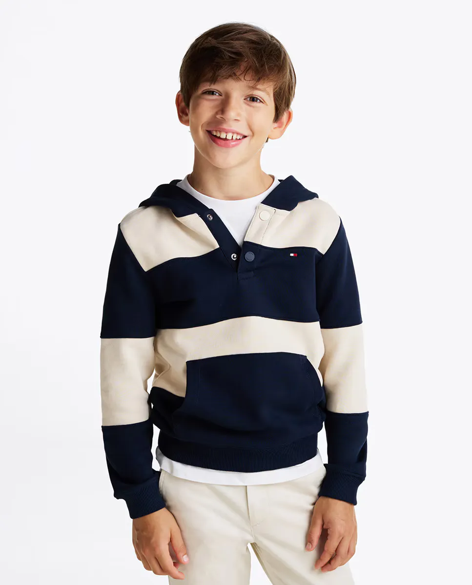 

Полосатая толстовка для мальчика Tommy Hilfiger, синий