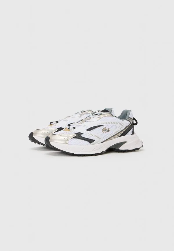 Кроссовки neo shot 225 Lacoste, White/Silver-Coloured — фото 2