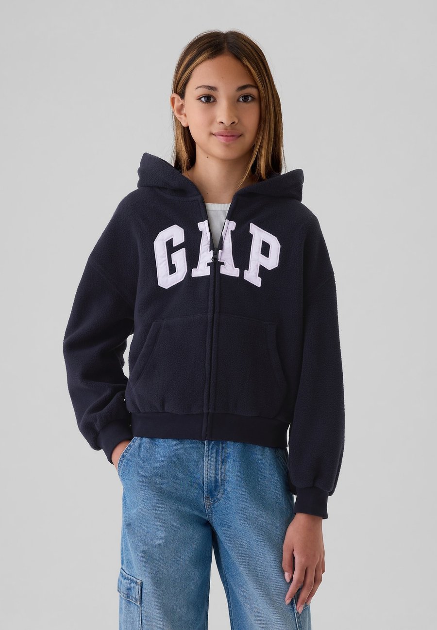 

Флисовая куртка GAP KIDS ARCH LOGO ZIP HOODIE, Navy Uniform/Dark Blue