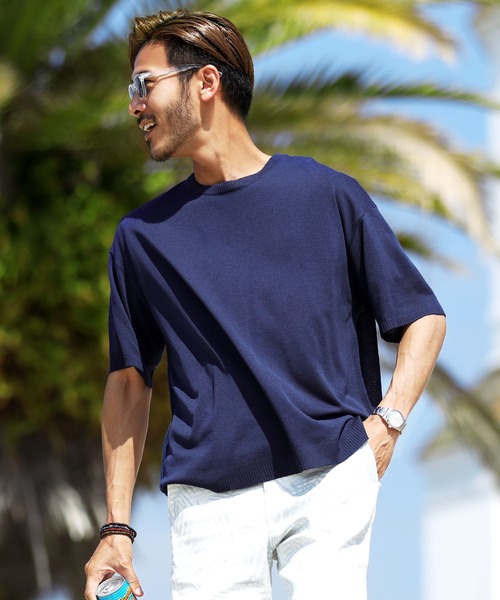 

Футболка летняя трикотажная с эффектом сухости JIGGYS SHOP, темно-синий