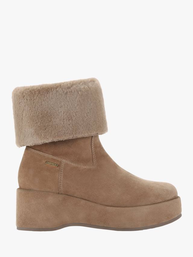 Apres замшевые меховые сапоги Carvela