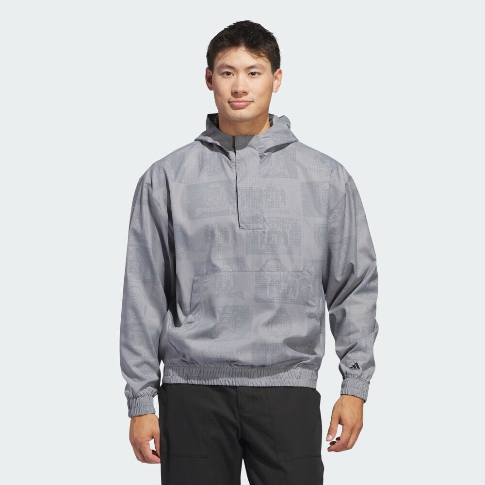 

Толстовка Adidas GO-TO Crest Graphic Anorak, черный