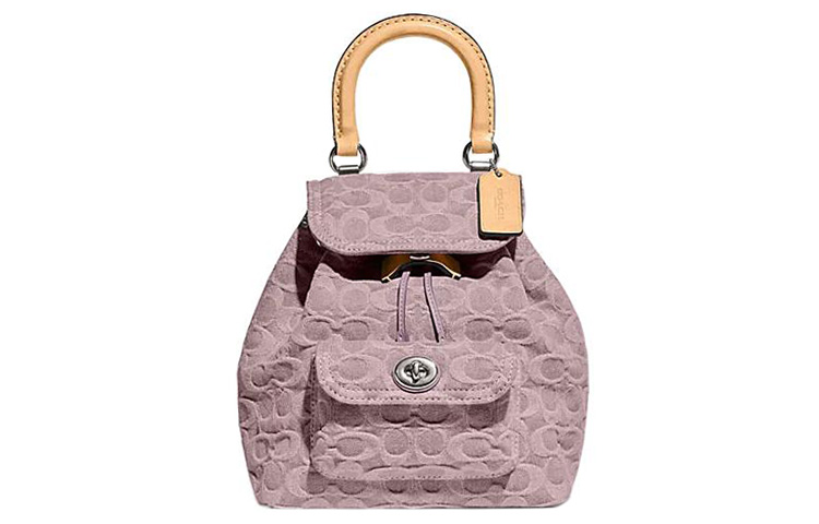 

COACH Рюкзак Riya Fabric среднего размера, женский, розовый