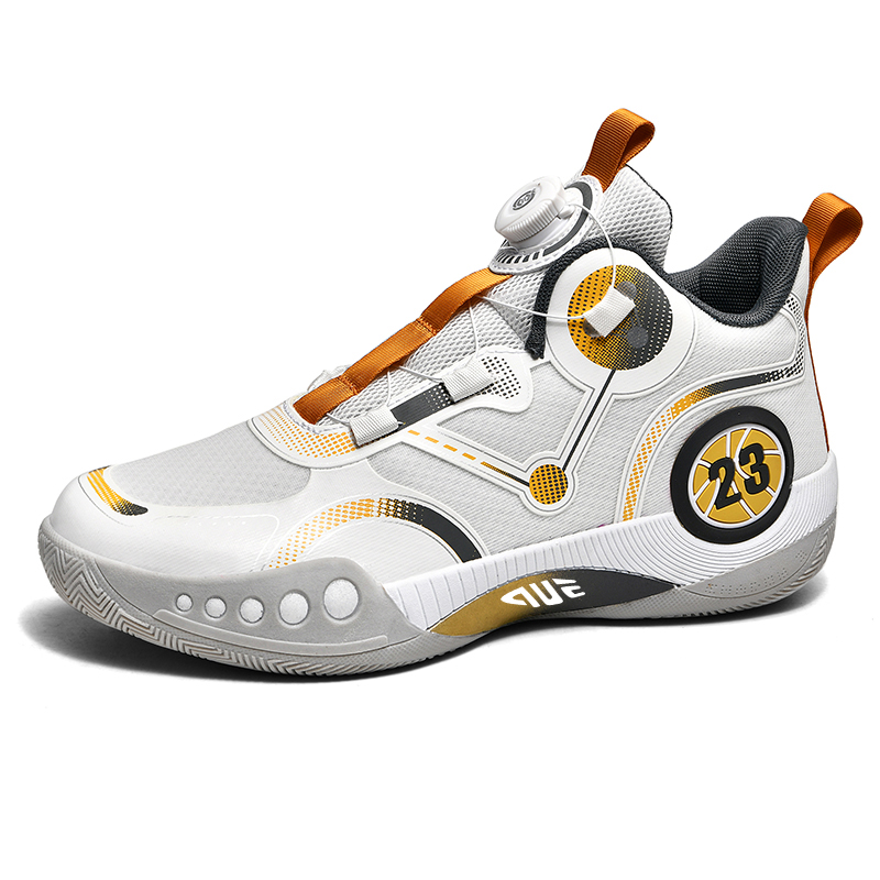 

Prince McQueen Антискользящие износостойкие баскетбольные кроссовки Mid-Top Unisex - Mesh White Gold, цвет Mesh White Gold