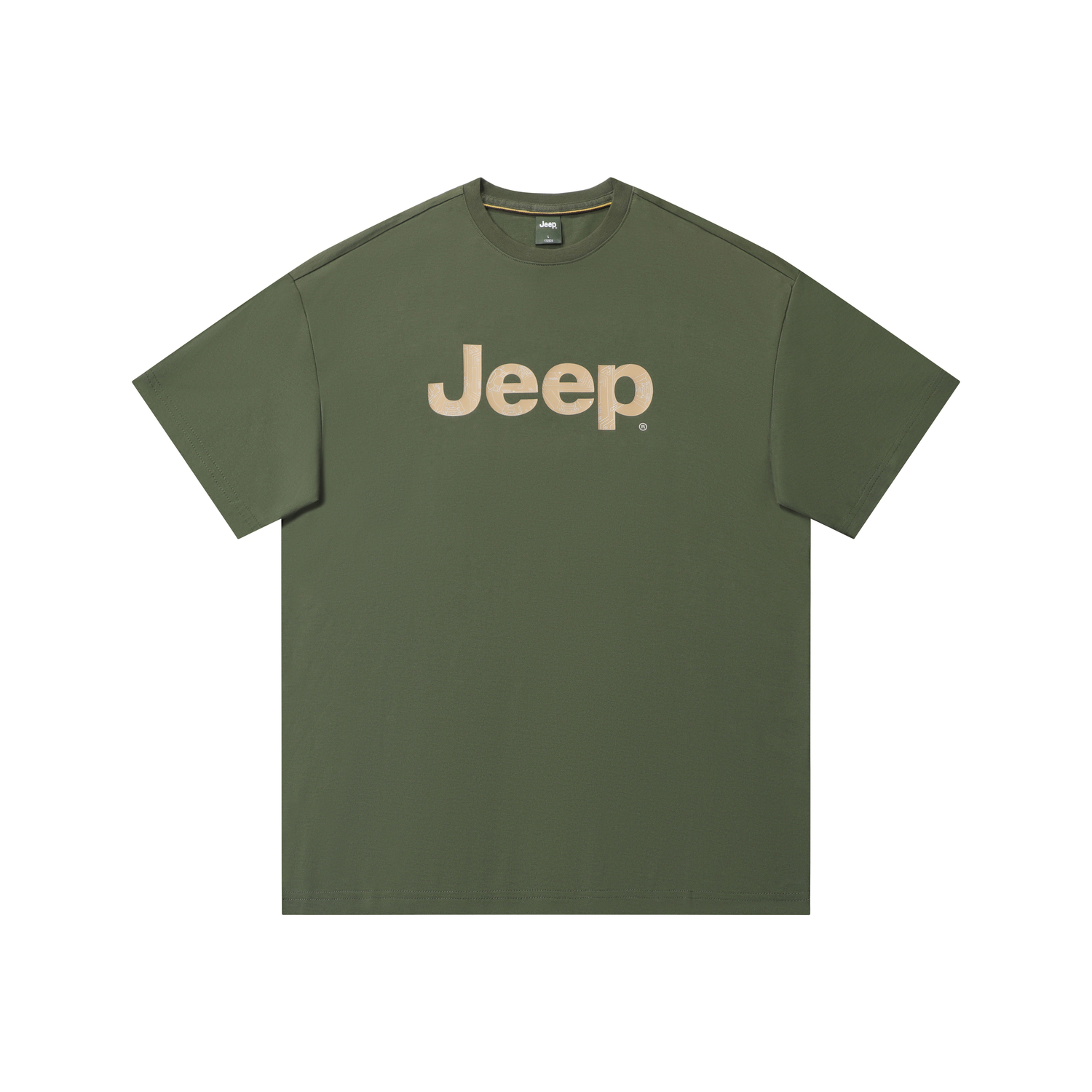 

Футболка унисекс Jeep, натуральный белый
