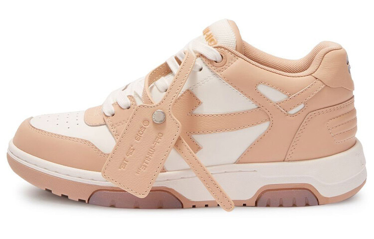Кроссовки OFF-WHITE Out Of Office Low-Top Sneaker 'Tan White' Women's
