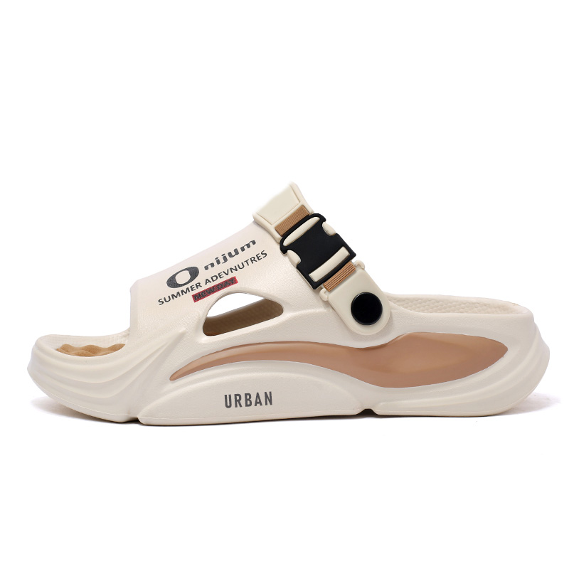 

URBAN AUTHENTIC Пляжные сандалии унисекс бежево-коричневые, цвет Beige Brown