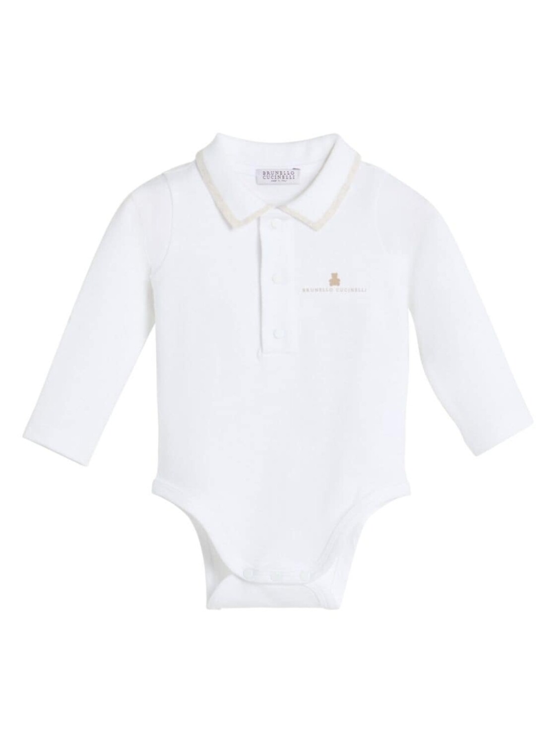 

Brunello Cucinelli Kids Baby Bernie комплект боди, белый