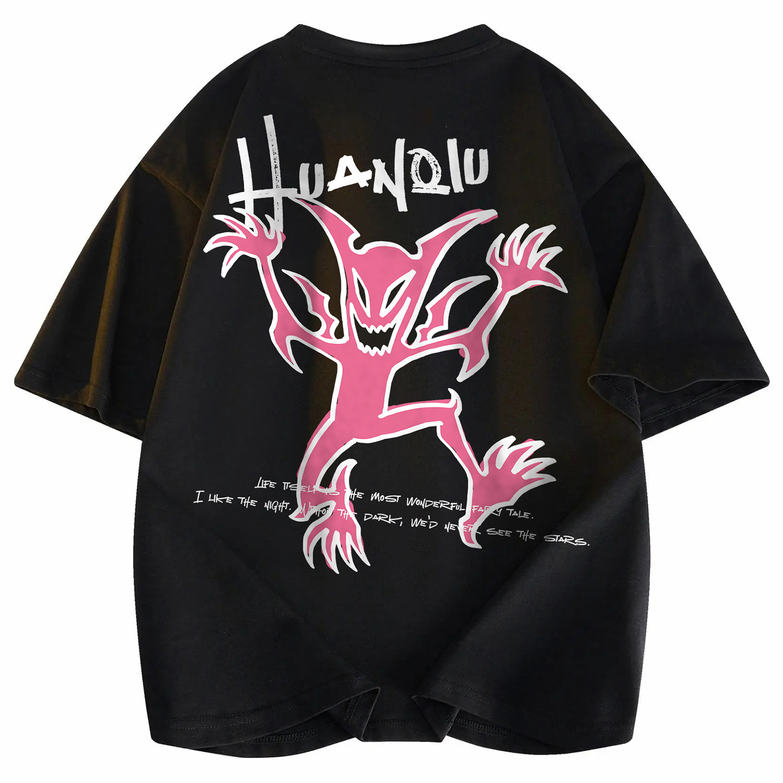 

Футболка Unisex Crew Neck Moderate Heavyweight HUANQIU, черный