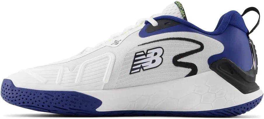 Кроссовки для тенниса Fresh Foam X New Balance, цвет White/Navy — фото 2