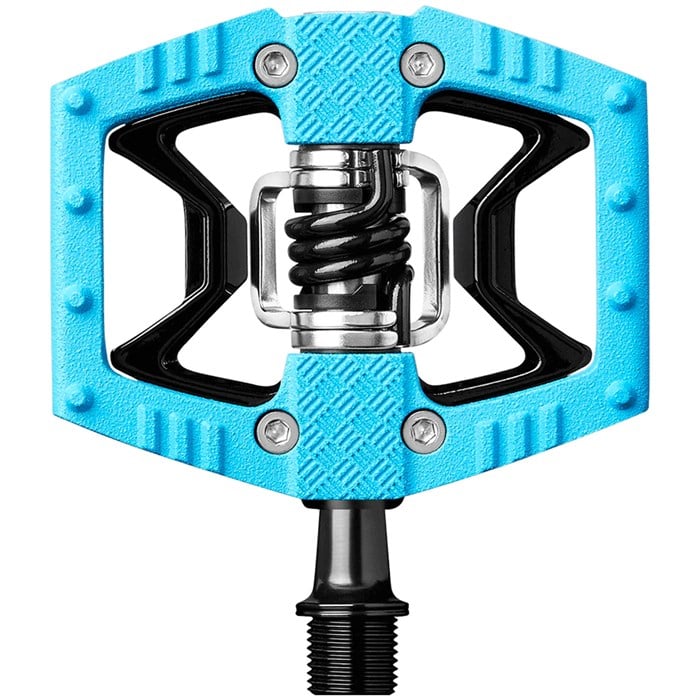 

Двойной выстрел 2 педали Crank Brothers, Blue & Black/Black Spring