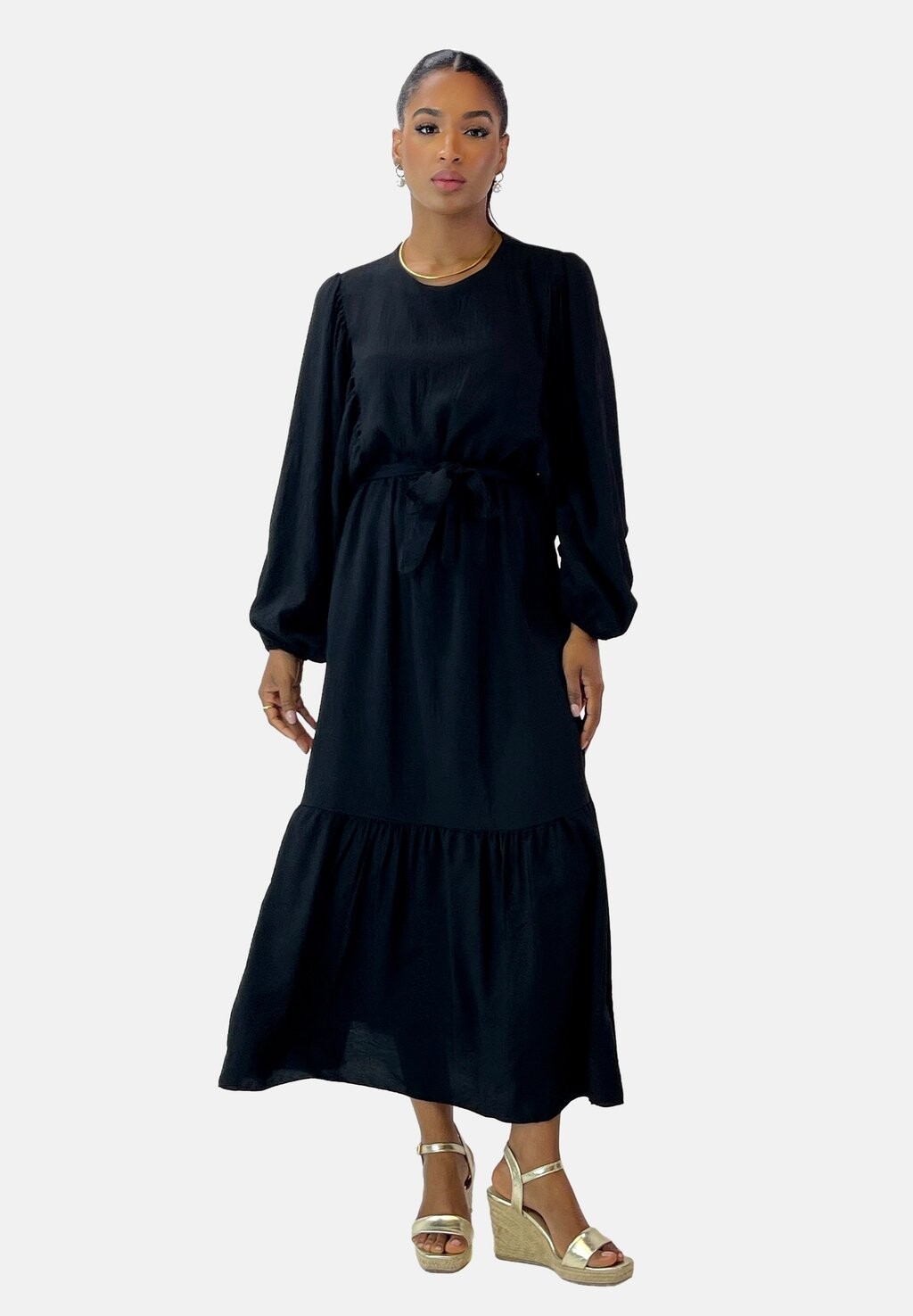 

Платье макси ABAYA Elara, черный