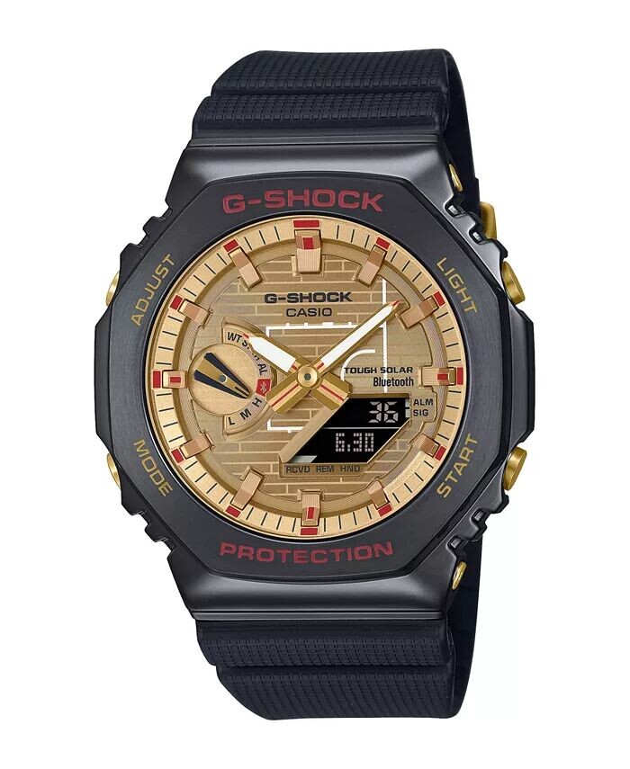 

Мужские часы Rui Hachimura из черной смолы, 44,4 мм, GBM2100RH-1A G-Shock, черный