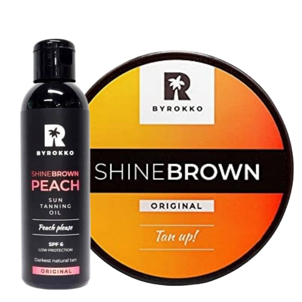 

Byrokko Shine Brown + Shine Brown Peach SPF6