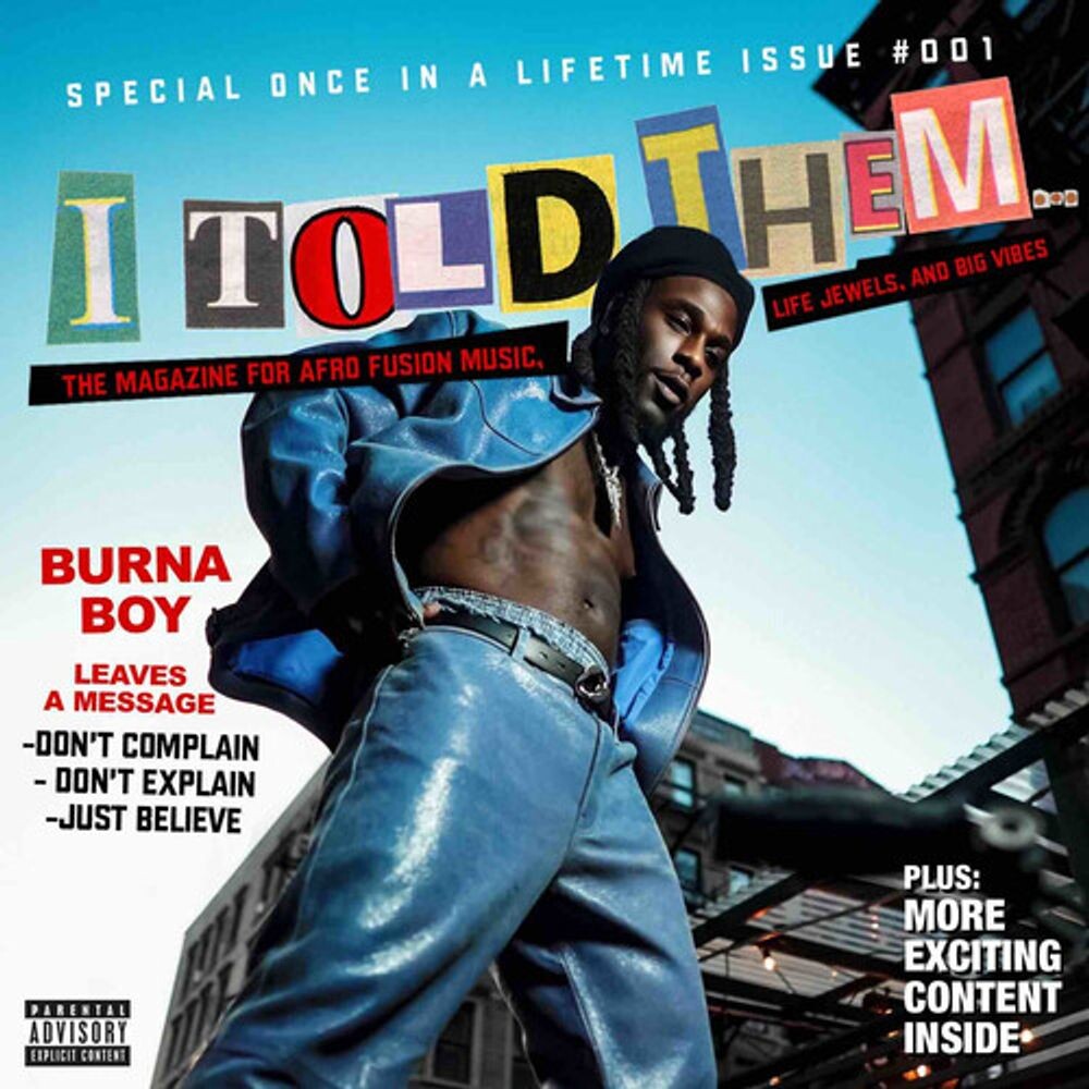 

Виниловая пластинка LP I Told Them... [Explicit] - Burna Boy