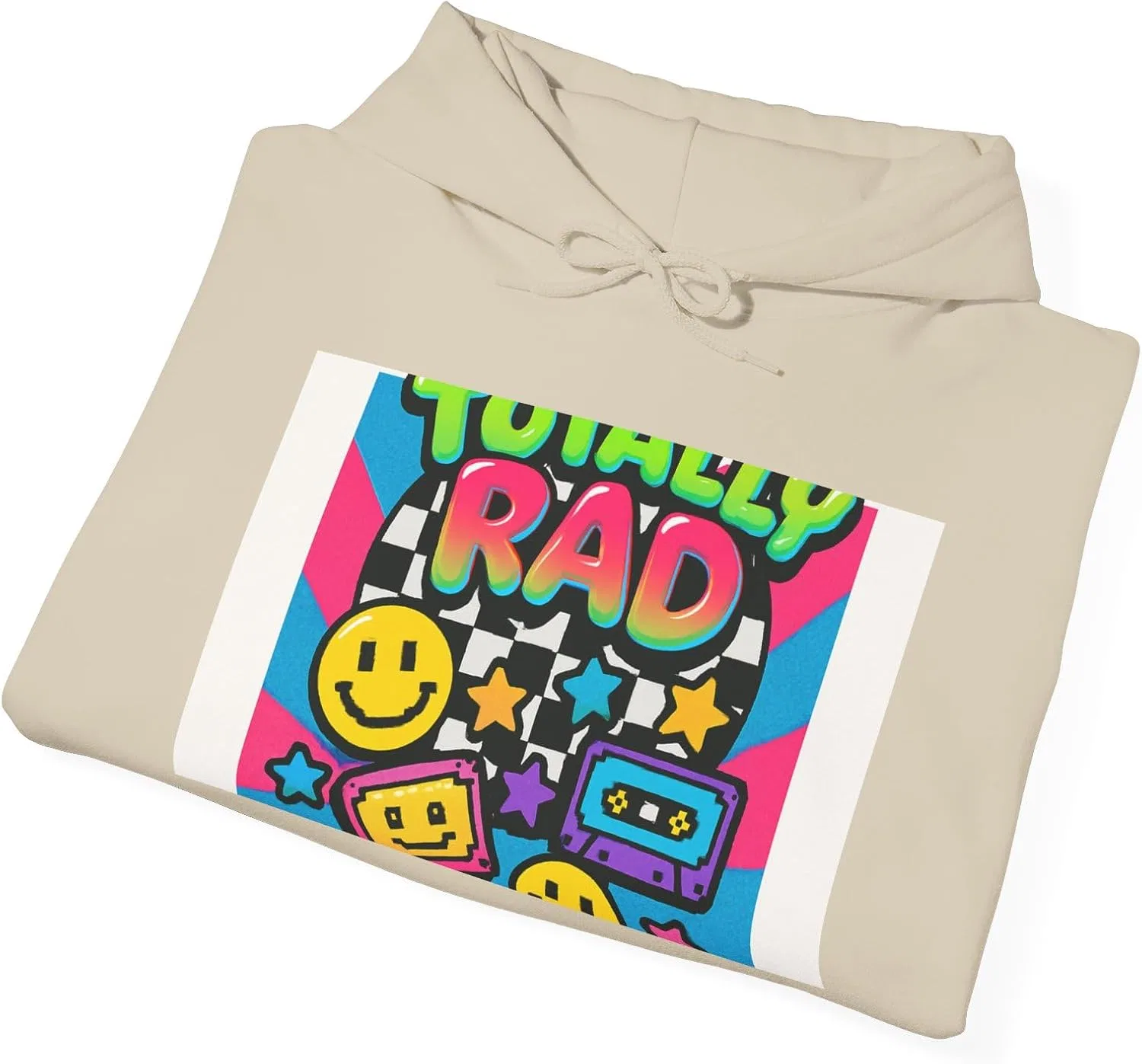 GENERIC Толстовка с капюшоном унисекс из плотной смесовой ткани Heavy Blend, Sand — фото 4