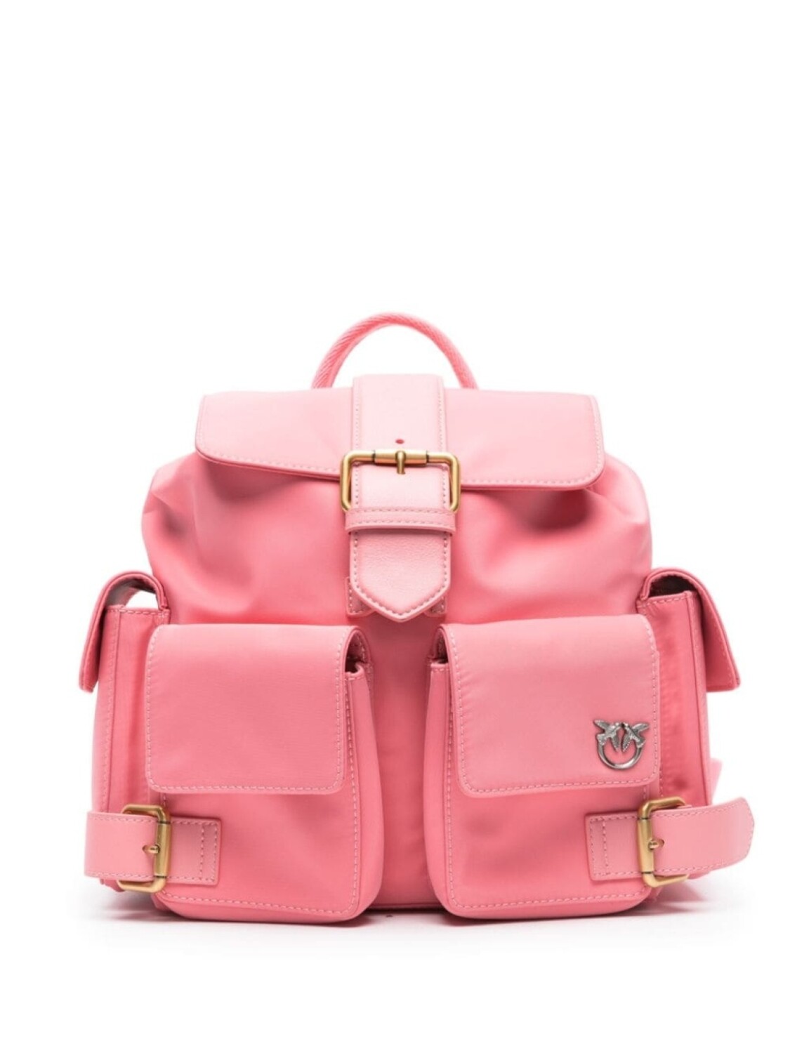 

PINKO рюкзак Pocket с логотипом, розовый