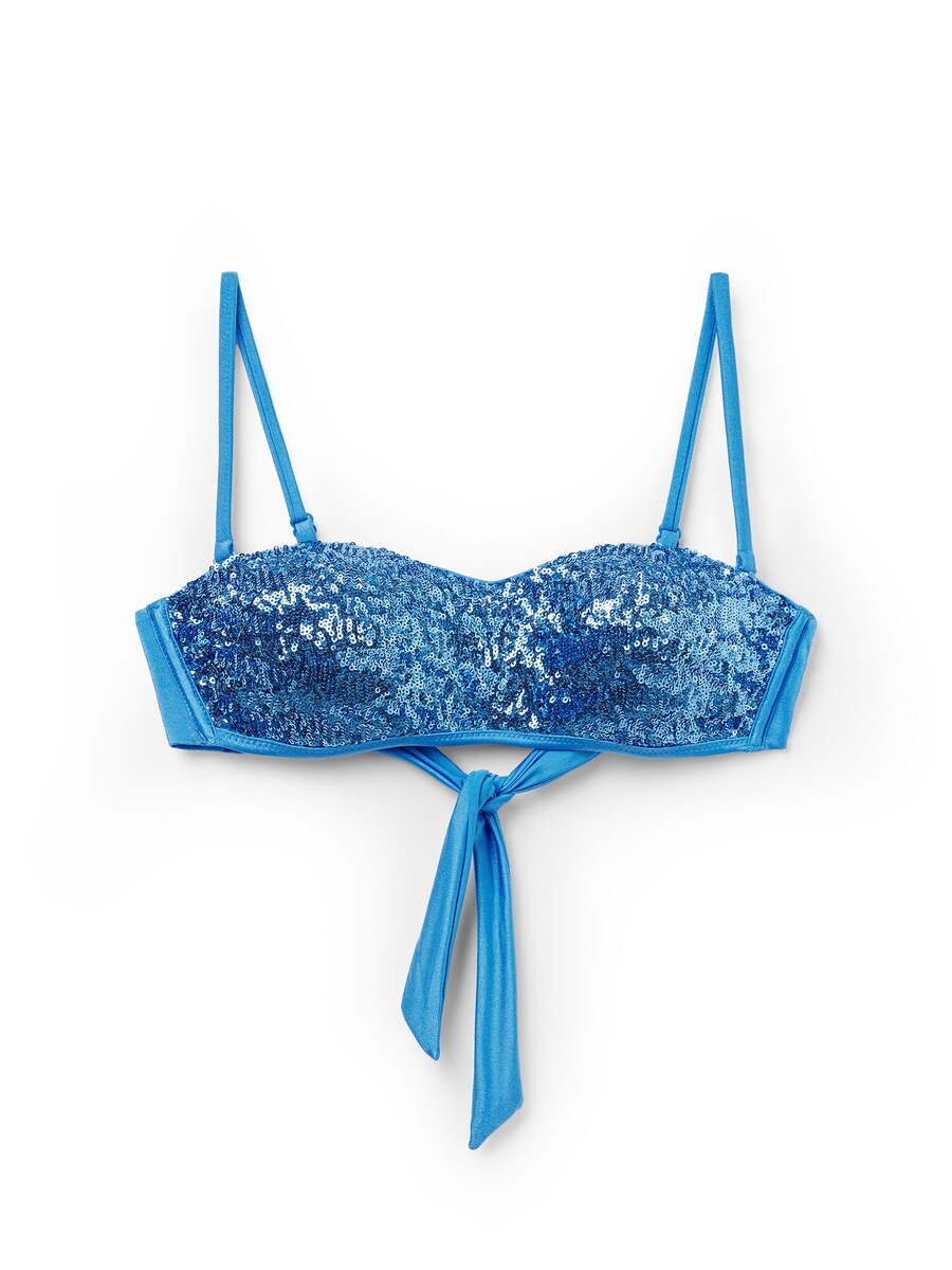 

Верх бикини бандо CALZEDONIA Surface Royal, синий