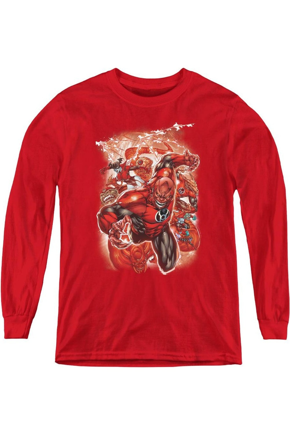 

Футболка с длинным рукавом Green Lantern Red Lanterns #1 для детей Gildan