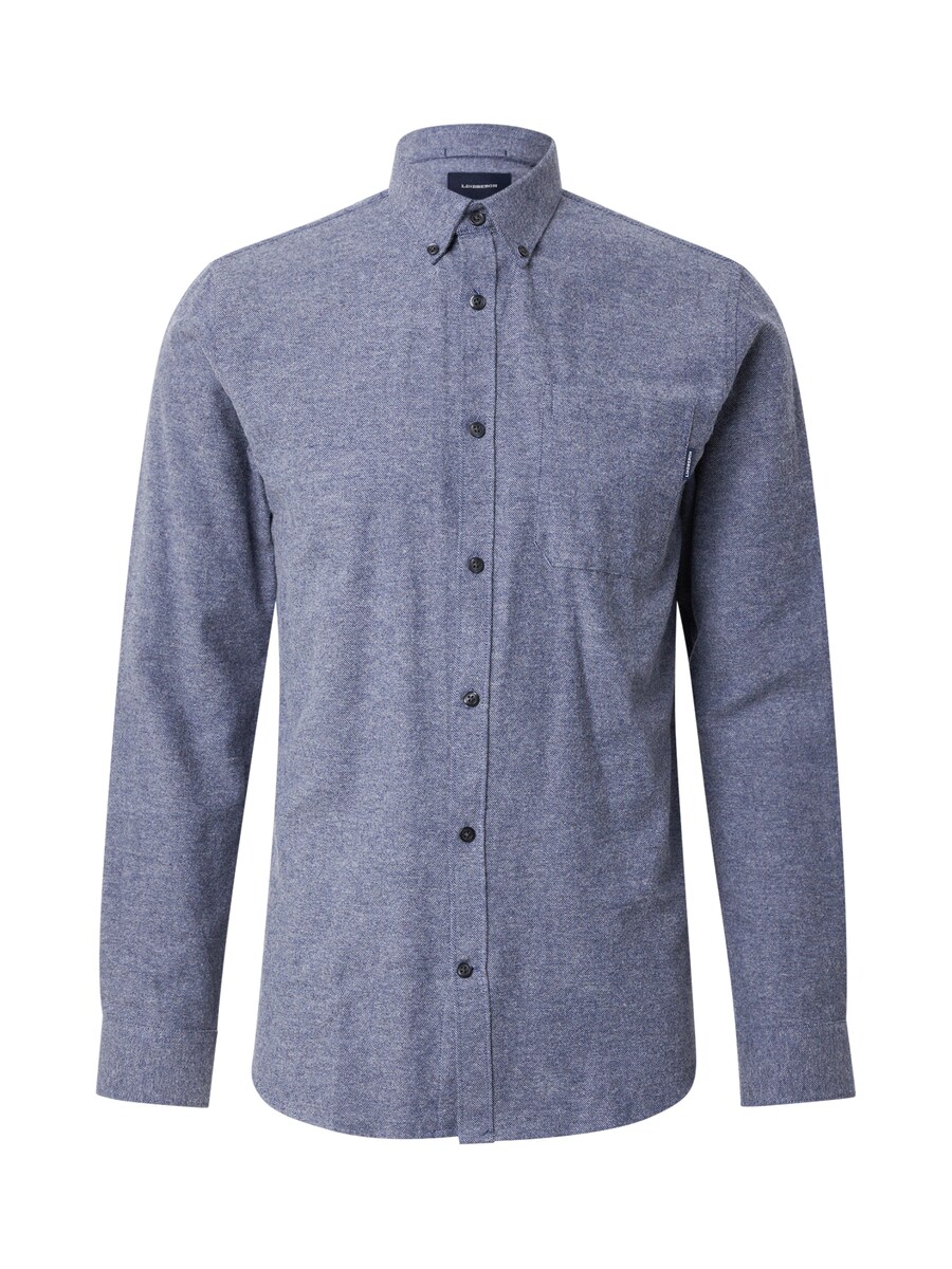 

Рубашка на пуговицах классического кроя Lindbergh Brushed, Dusty blue