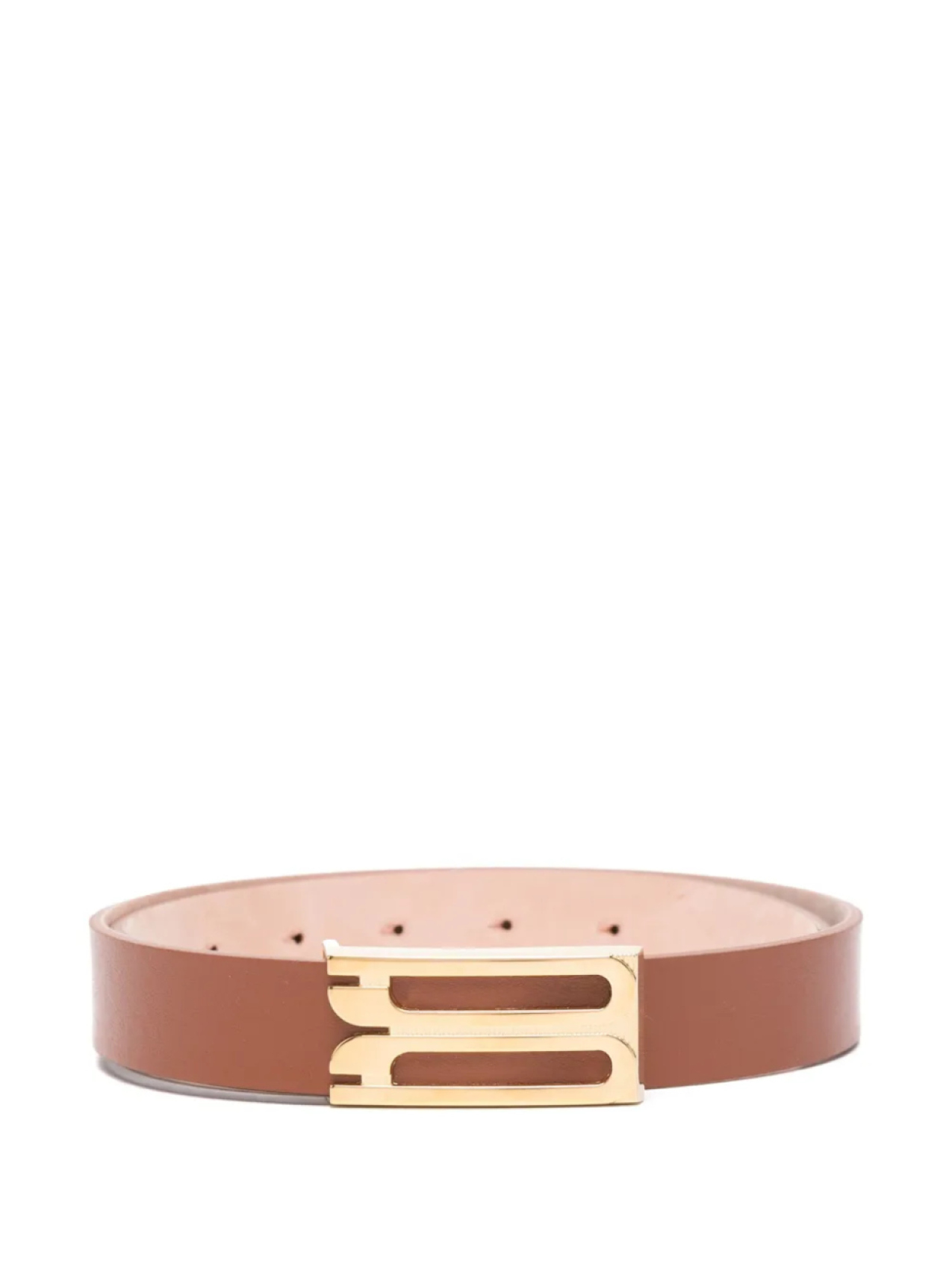 

Ремень Victoria Beckham Regular с пряжкой B, коричневый