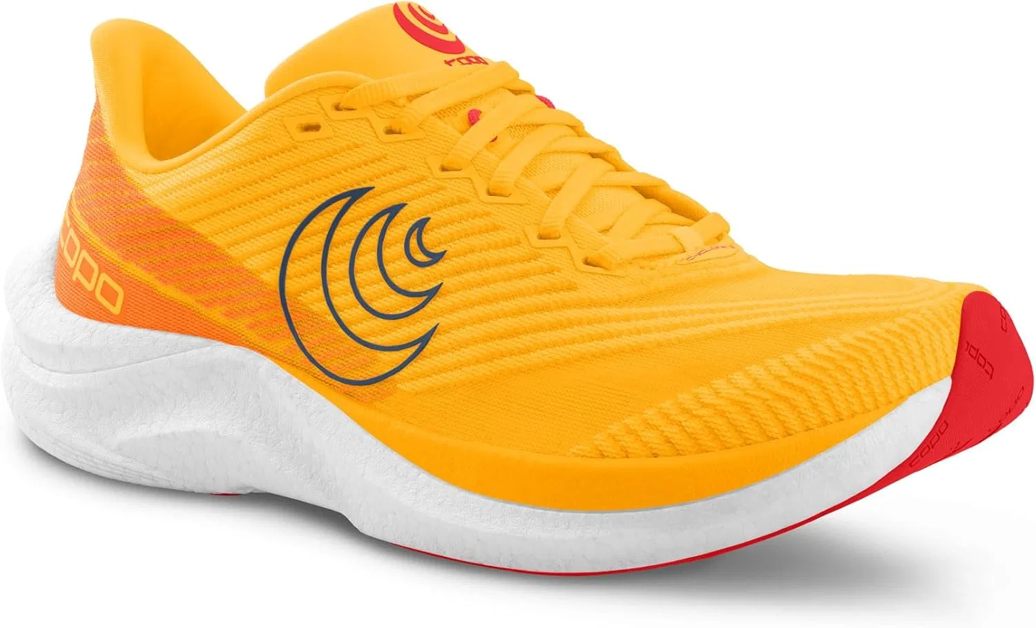Мужские беговые кроссовки Topo Athletic Cyclone 3: легкие и удобные, толщина подошвы 5 мм, для бега по шоссе, 2-Orange Navy — фото 2