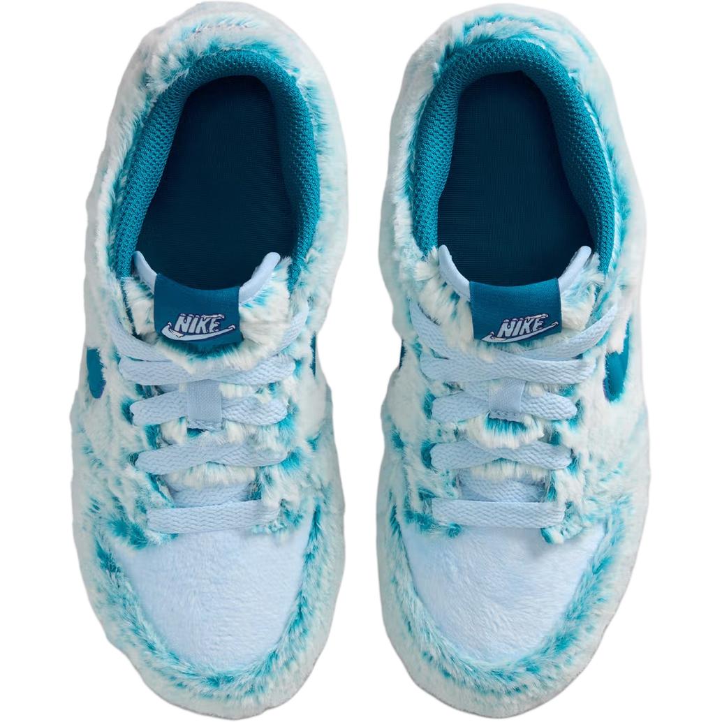 Детские баскетбольные кроссовки Dunk Low Nike, синий — фото 4
