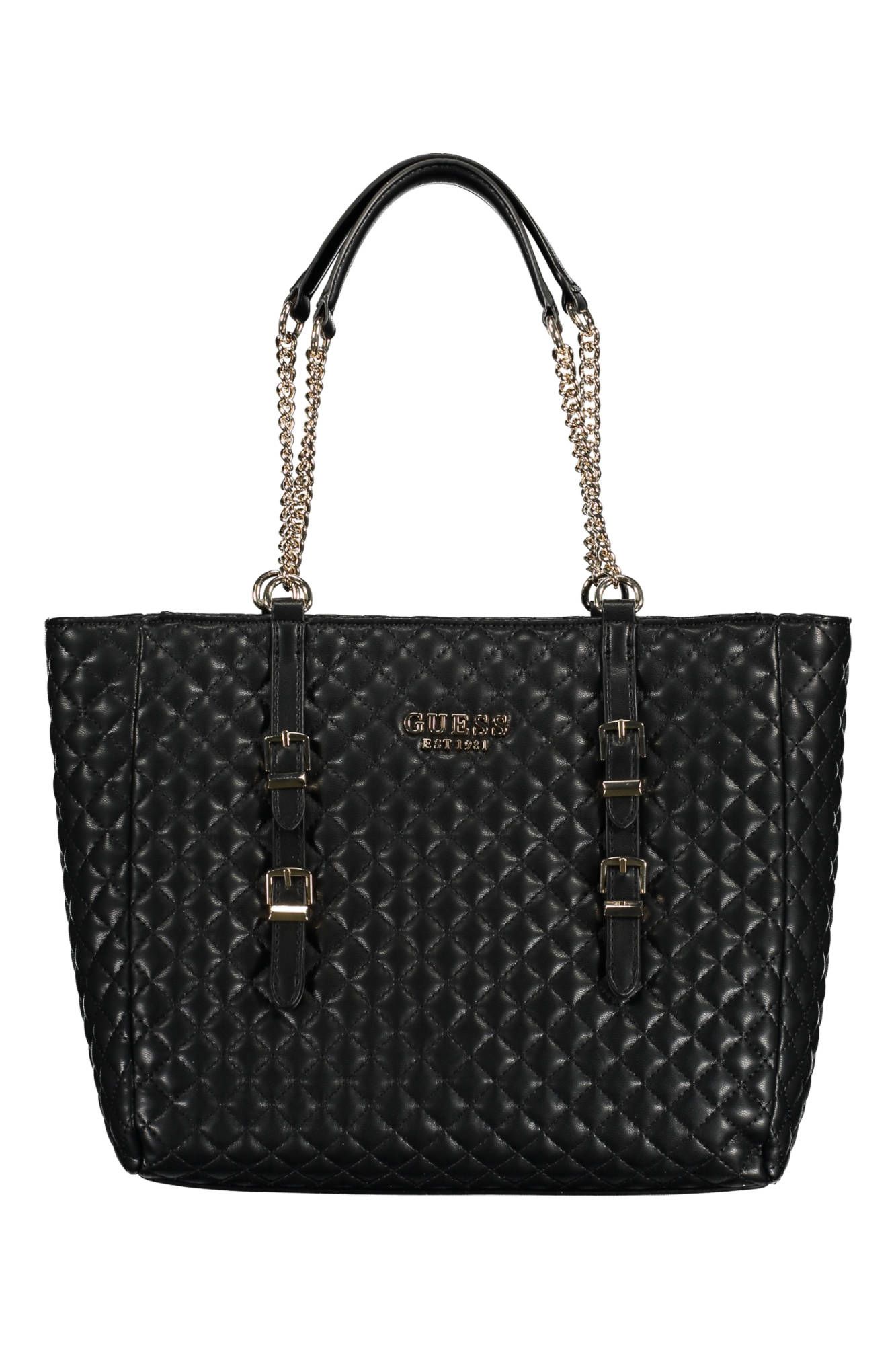 

Черная полиэтиленовая женская сумка Guess Shoes