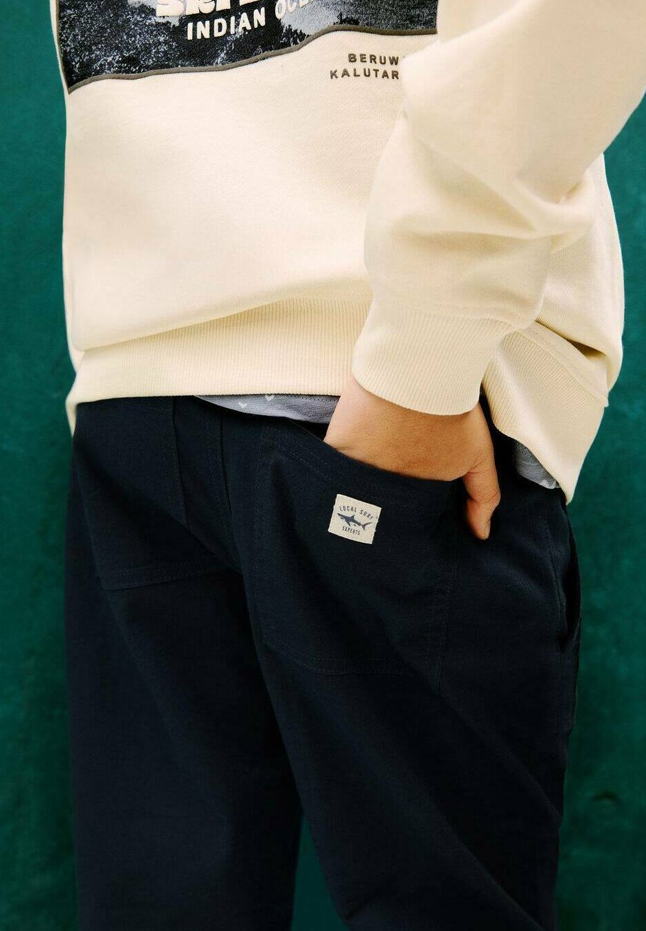 

Брюки Mango Kids, цвет Royal Blue