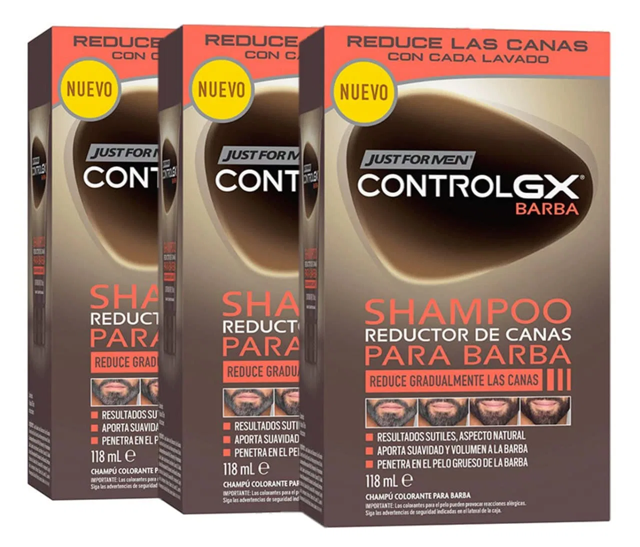 Шампунь для бороды «Control GX» от Just For Men Promoo