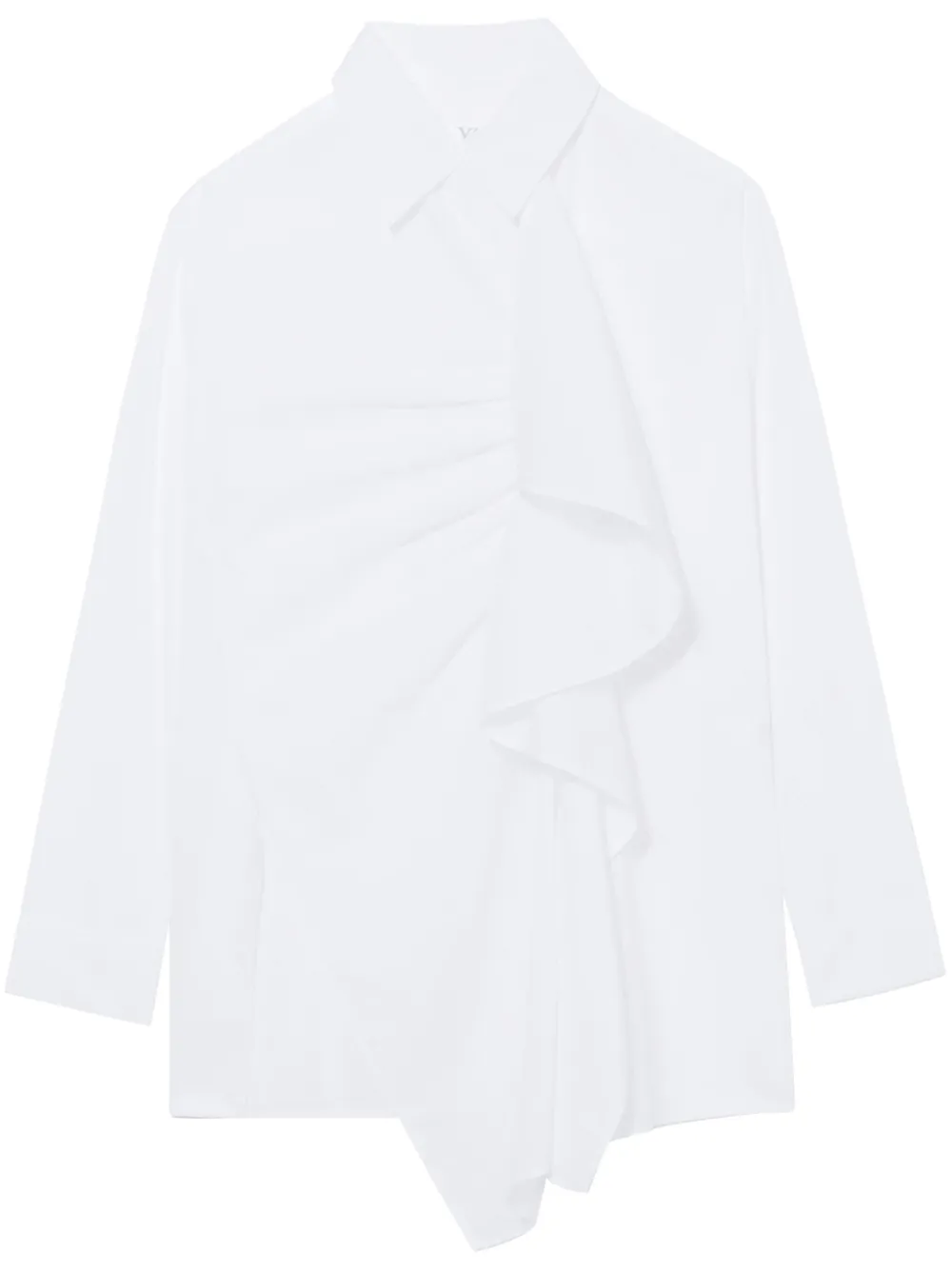 

Рубашка с оборками Y's, белый