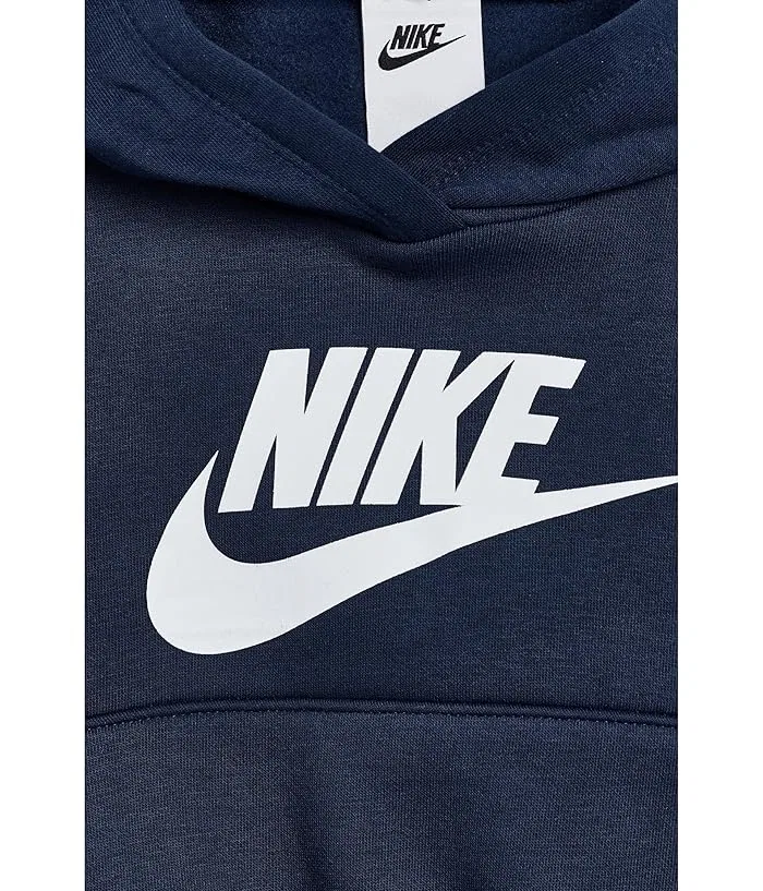 Худи Club Fleece Nike Kids, Midnight Navy — фото 3