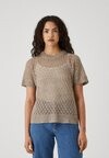 

Футболка с принтом VMLEILANI STITCH O NECK Vero Moda, коричневато-серый