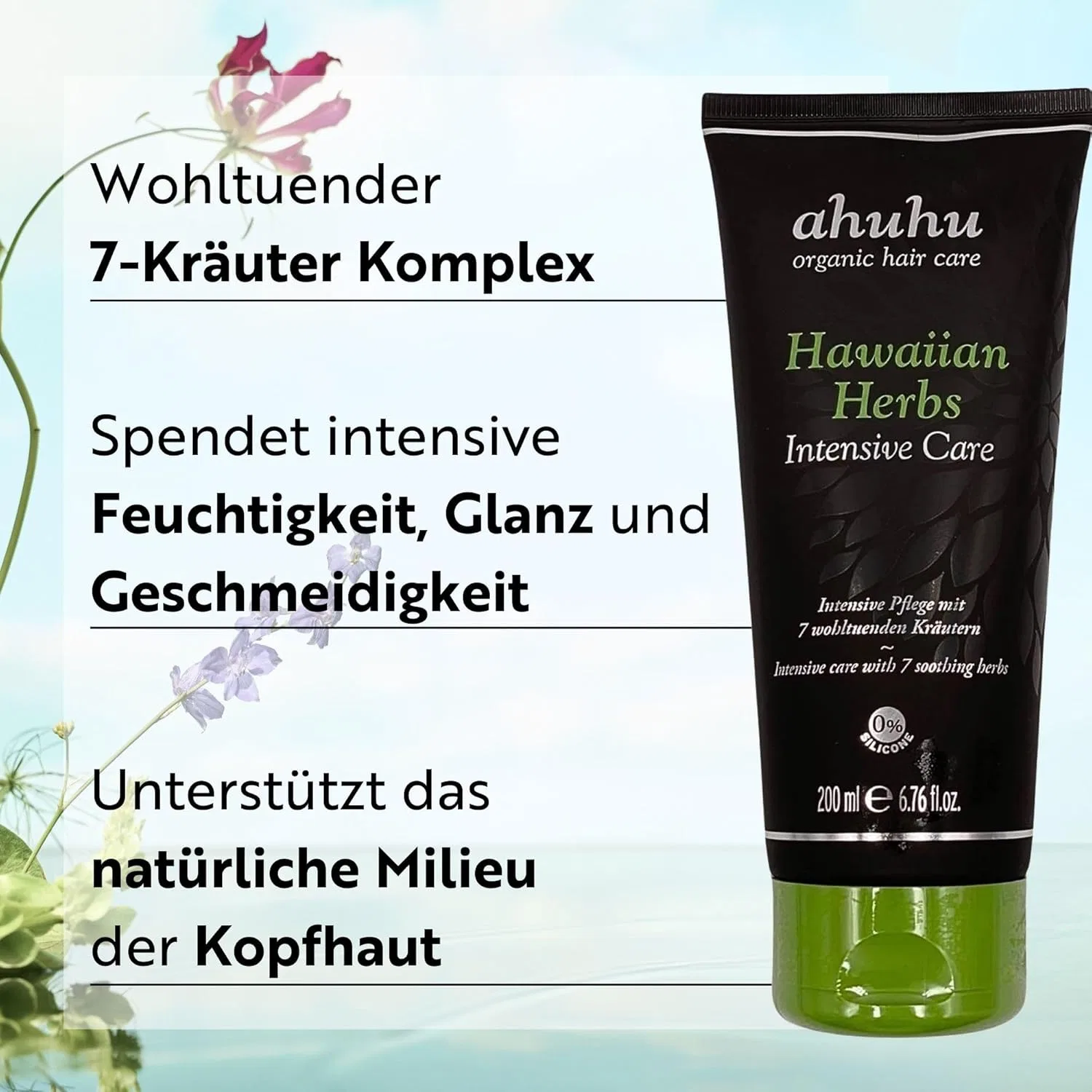 Интенсивная маска для волос ahuhu Hawaiian Herbs 200 мл Ahuhu — фото 2
