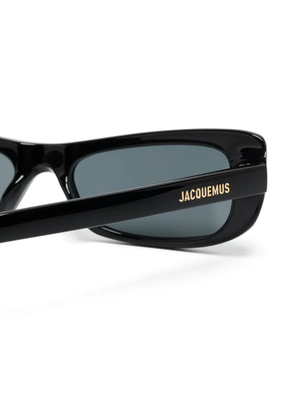 Солнцезащитные очки Les Lunettes Capri в прямоугольной оправе JACQUEMUS, черный — фото 3
