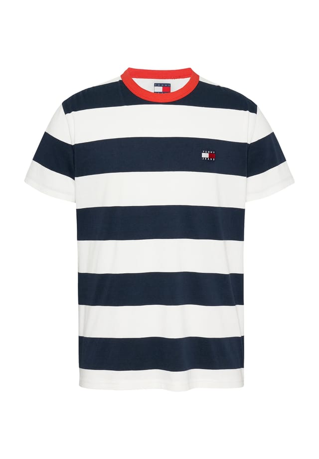 

Футболка с хлопковой нашивкой-логотипом Tommy Jeans, синий