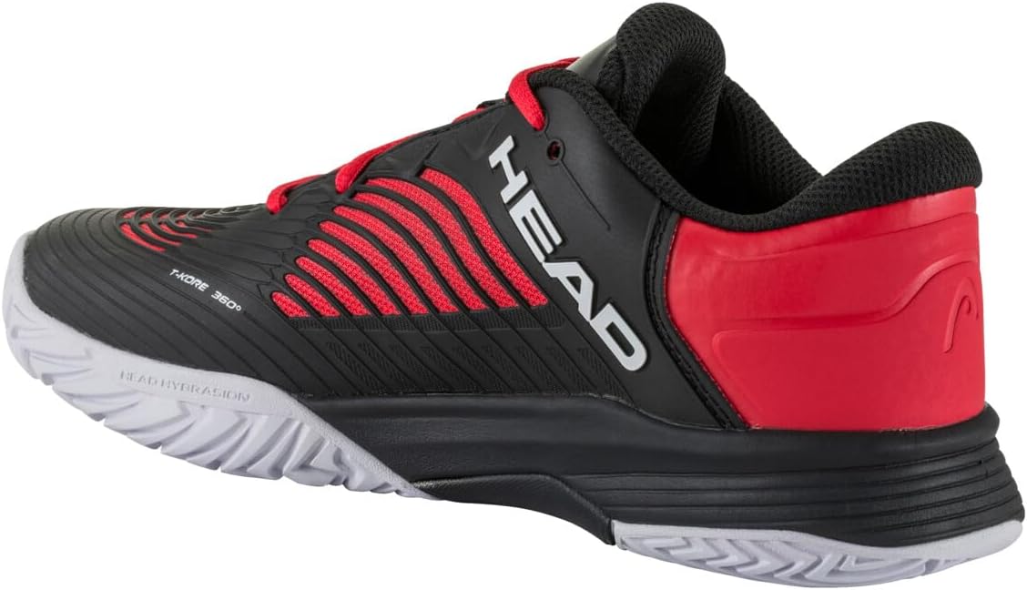 Теннисные кроссовки HEAD Junior Revolt Pro 4.5, черный/красный — фото 4