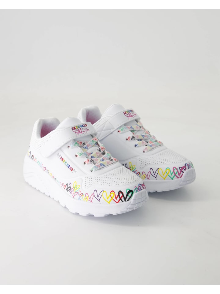 

Skechers Белые кроссовки на липучках