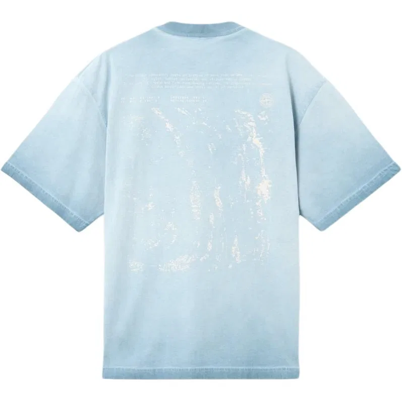 Футболка Relaxed Jersey Knitwear Stone Island Dusty Blue — фото 3