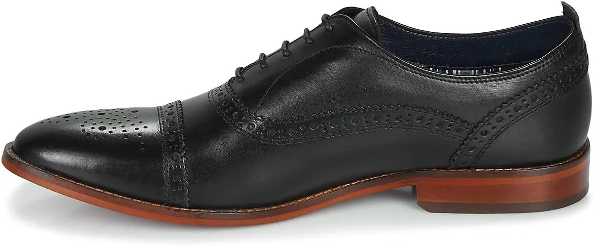Туфли Base London Herren Guss Smart Shoes, Black — фото 4