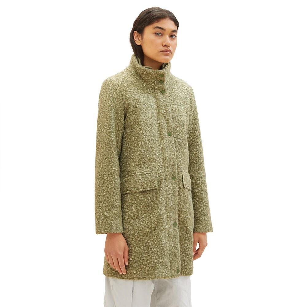 

Пальто Tom Tailor 1037586 Boucle, зеленый