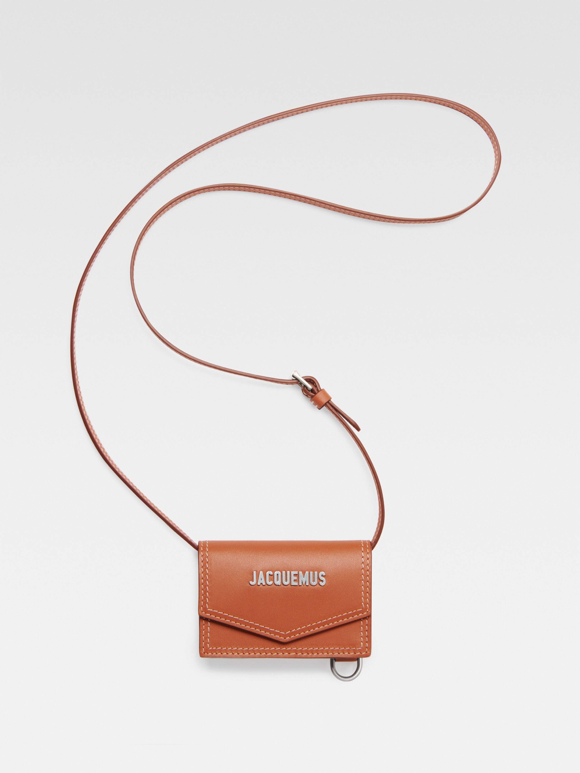 

Кошелек-конверт JACQUEMUS The Azur cardholder, светло-коричневый