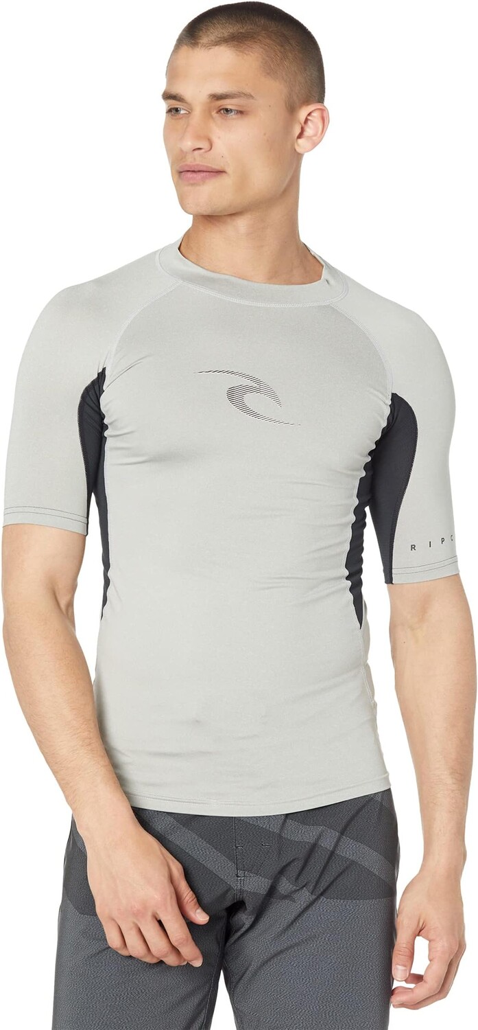 

Плавки Rip Curl Waves Performance Short Sleeve UV Rashguard, цвет Light Grey Marled