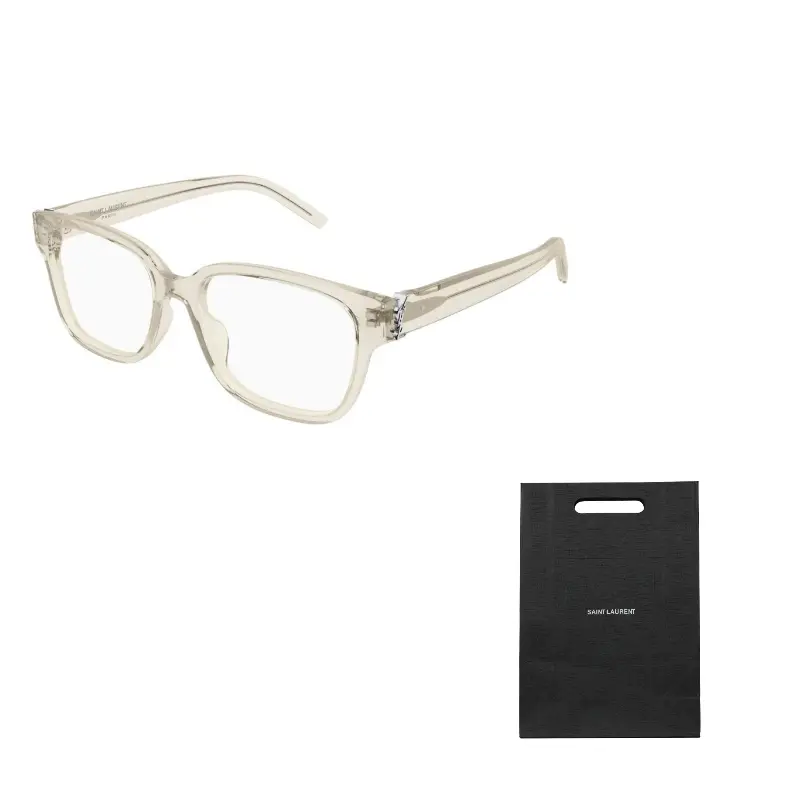 

SAINT LAURENT Очки квадратной формы, Beige