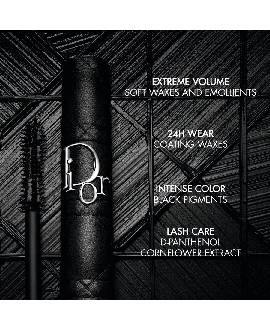 Тушь для ресниц Diorshow Overvolume Extreme Volume DIOR, цвет 090 overblack — фото 4