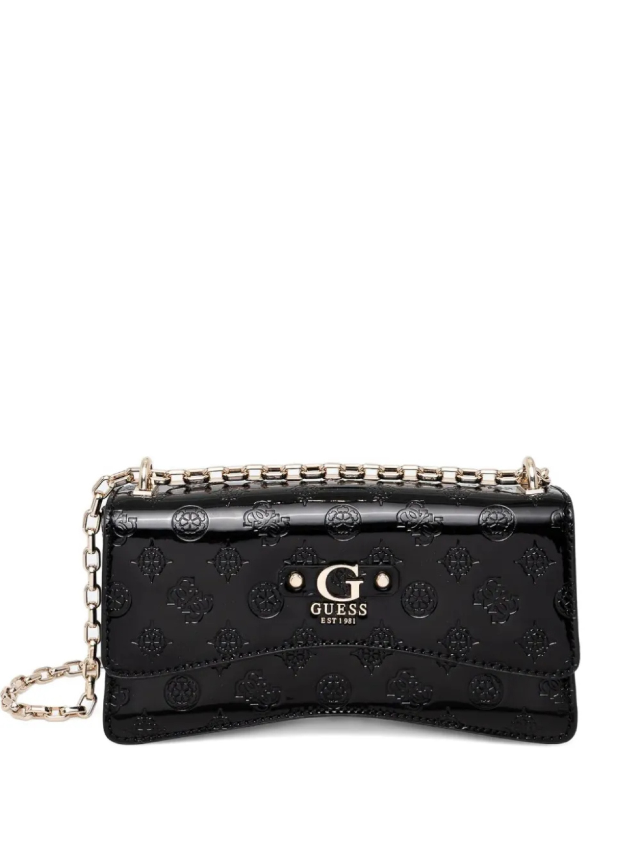 

GUESS USA сумка с тисненым логотипом, черный