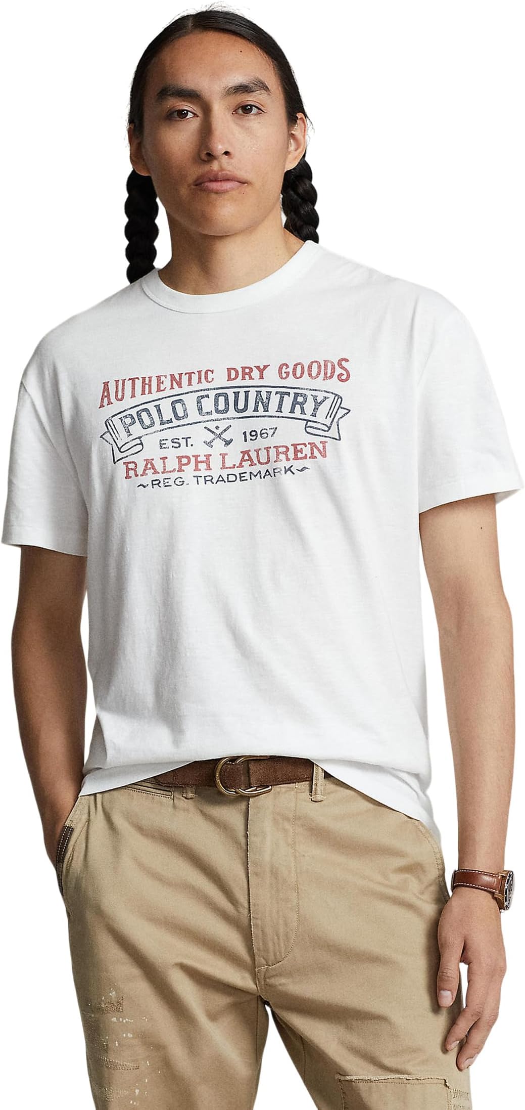 

Футболка Polo Ralph Lauren Classic Fit Polo Country T-Shirt, белый