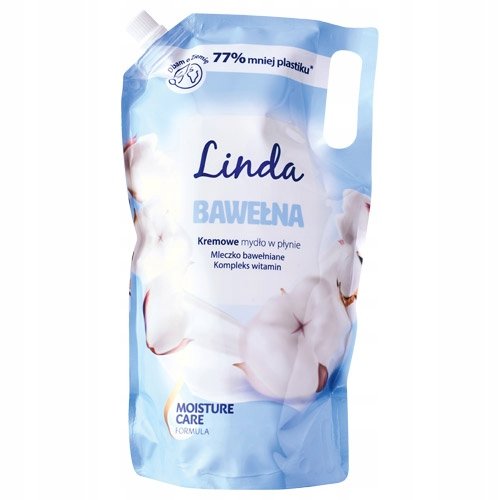 

Жидкое кремовое мыло для рук Linda, хлопок, 1 л, ЗАМЕНА